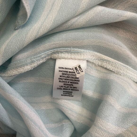 Abound Semi Sheer Button Down Blouse Size Small NWT - Picture 4 of 4